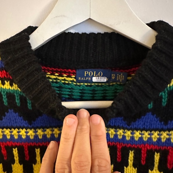 NEW! Polo Ralph Lauren Print Sweater - Picture 2 of 6